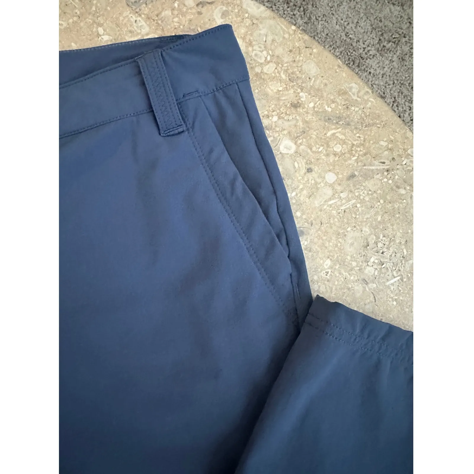 LLBean Women's Explorer Hiking Outdoor pants Size 12 Reg Blue Straight Leg - Image 7