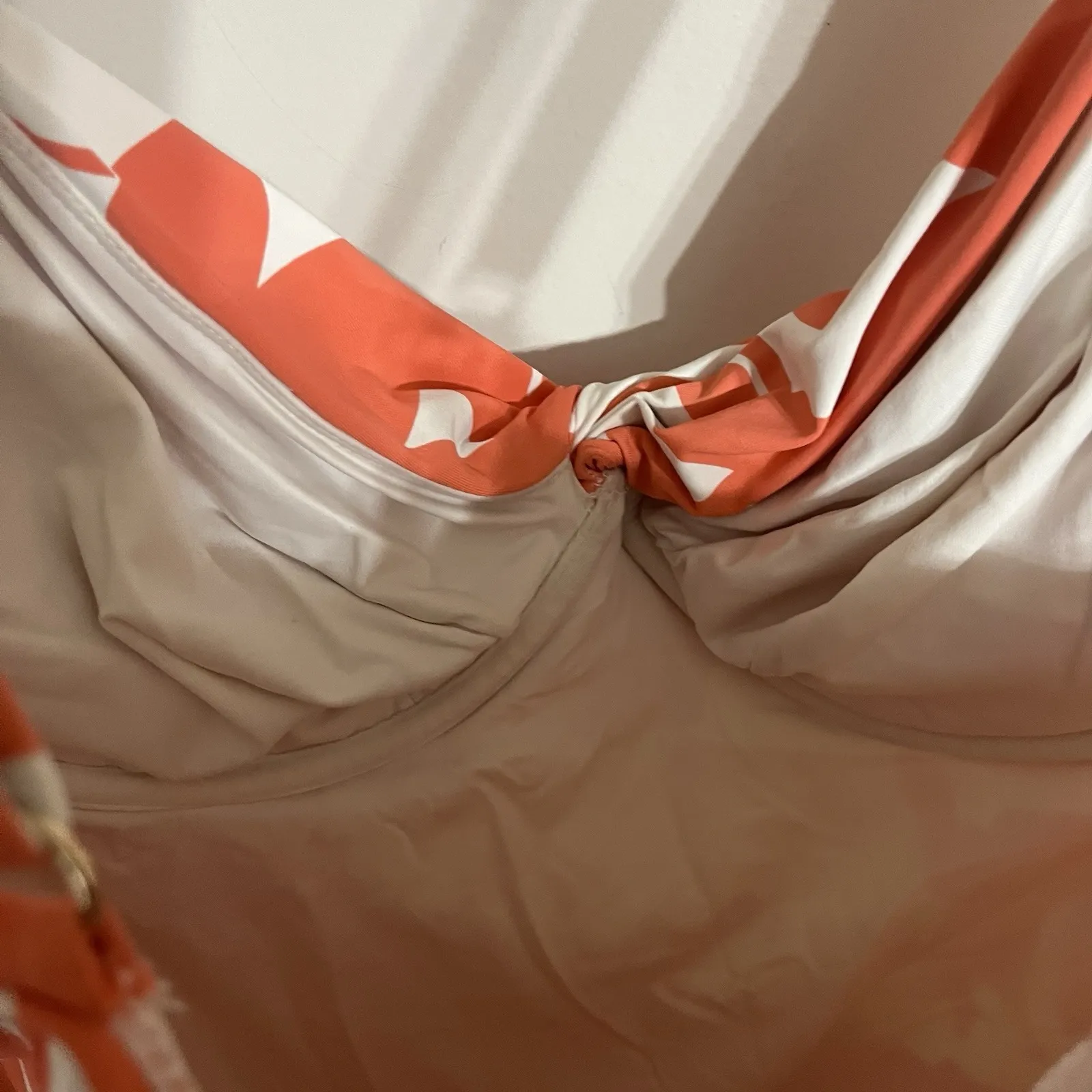 Anne Cole Twist Underwire Tankini Top Women's Floral Swimsuit Size 38DD / 40D - Image 9