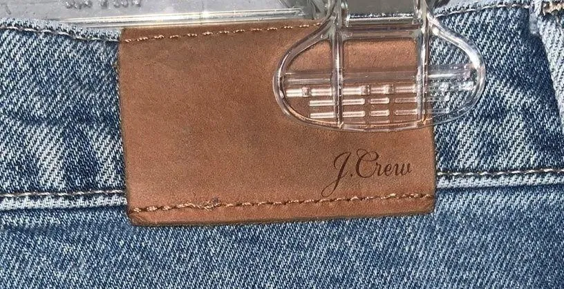 J Crew Slim Boyfriend Ripped Distressed Ankle Jeans In Tinted Indigo Wash 28 - Image 12