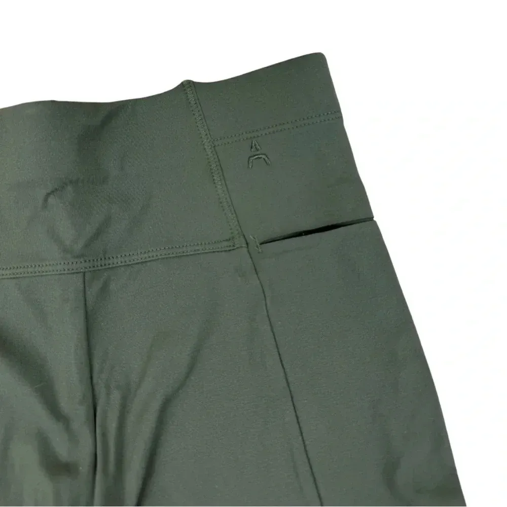 aday Lighten Up Sports Bra & Layered Up Thermal Leggings Set Green XS Activewear - Image 7