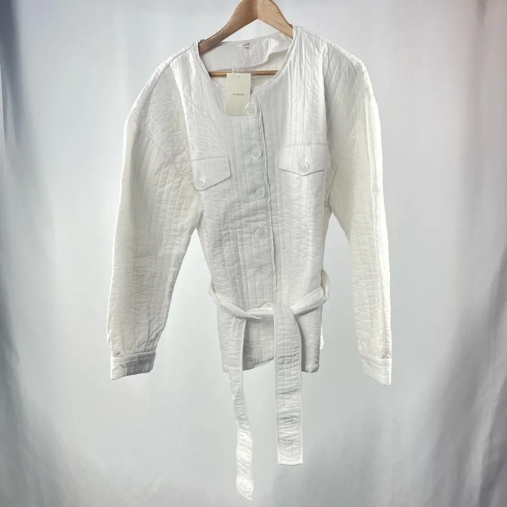 NWT Tularosa Rowen Quilted Jacket in Washed Ivory Size Extra Large XL‎ - Image 2