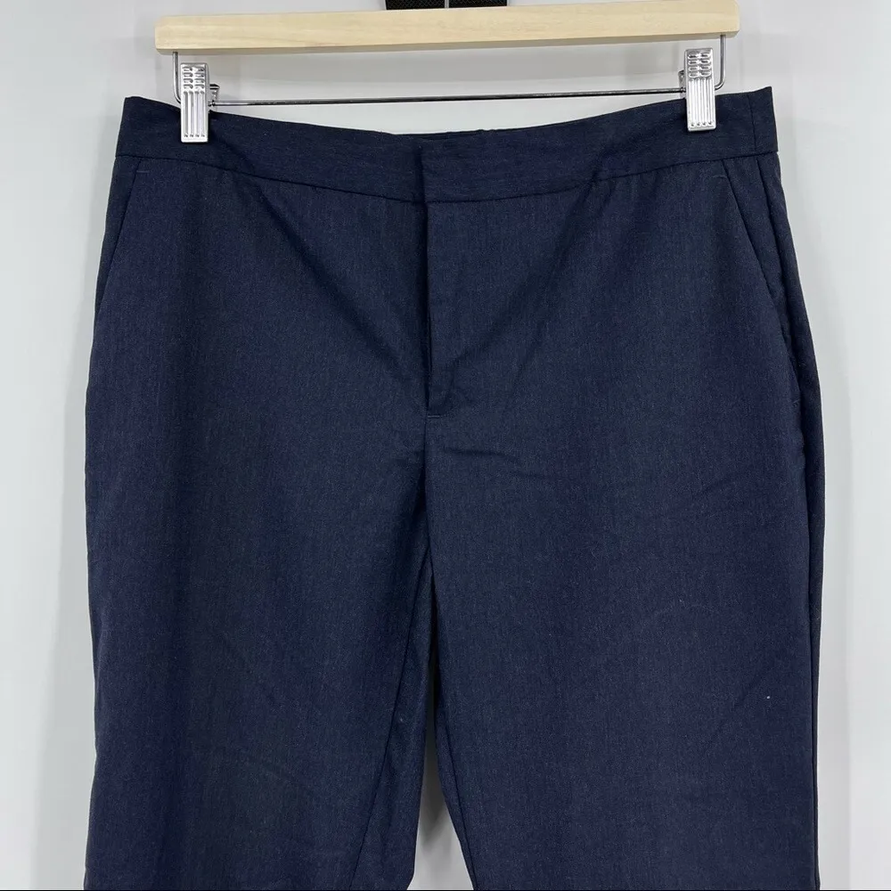 Zara Basic‎ Women's Size 6 Career Office Navy Trouser Pants Polyester Blend - Image 3