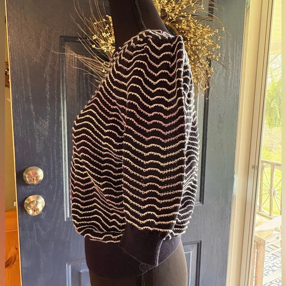 Loft puff 3/4 sleeve sweater women’s size small NWT - Image 4