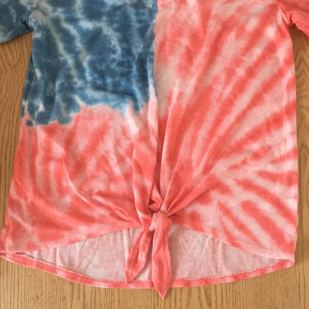 Womens Patriotic Tye Dye T - Image 3