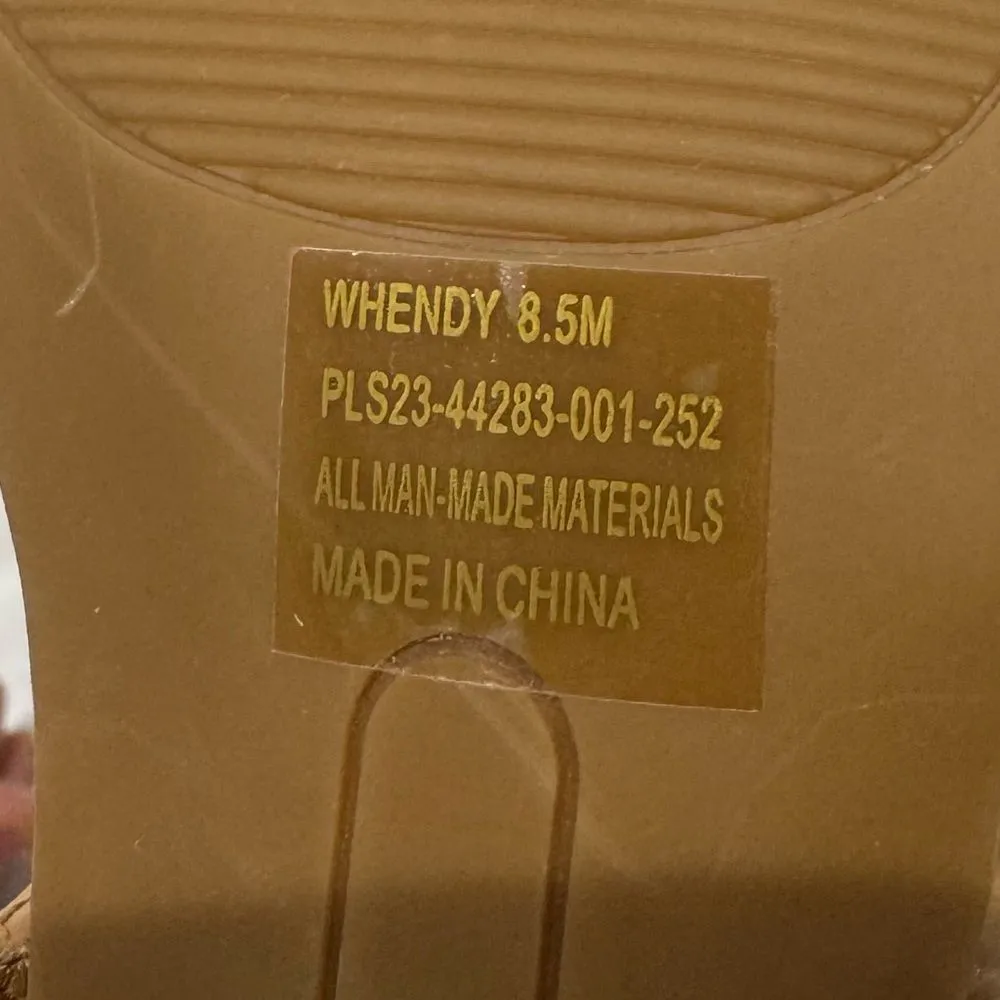 NEW Kim Rogers Ultra Comfort natural cork heeled Whendy sandals size 8.5 NWOB - Image 7