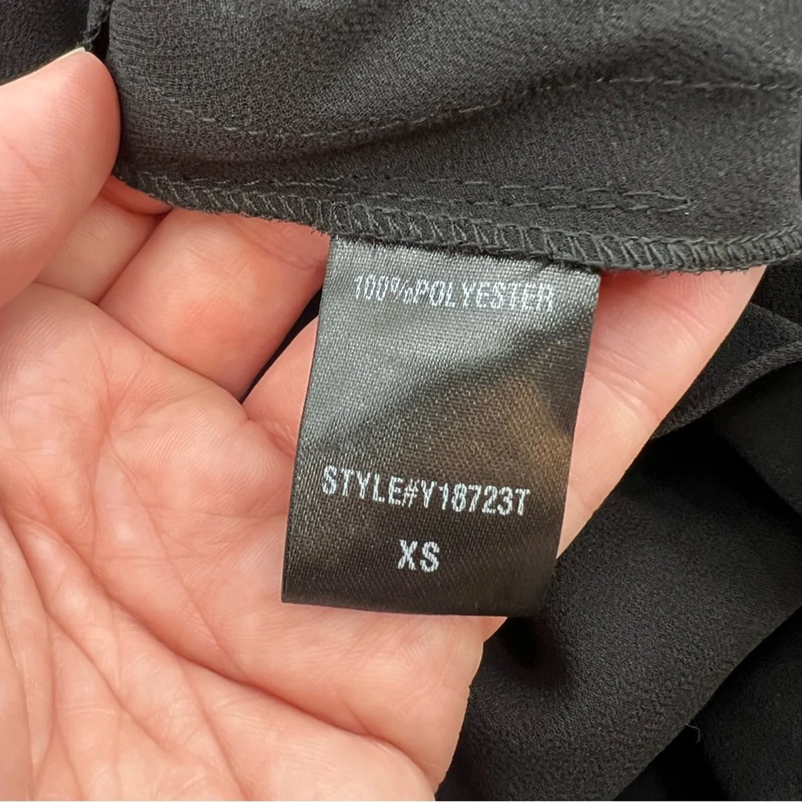 Pomander Place Black Maeve Classic Collared Shirt Maxi Dress Sz XS - Image 11