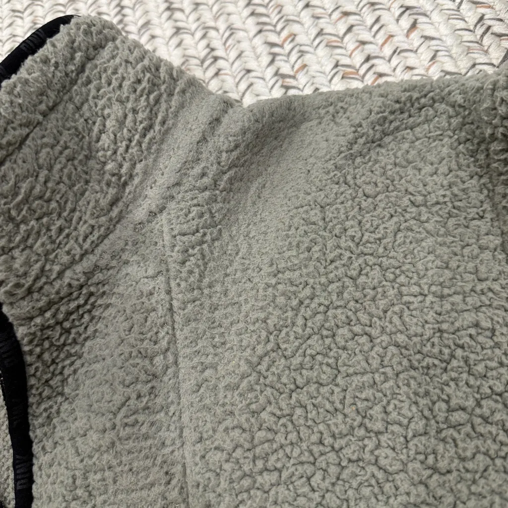 Victoria Secret PINK Green Sherpa 1/4 Zip Jacket - Image 13