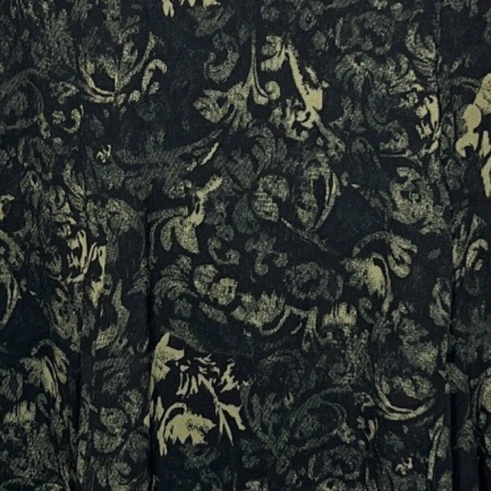 Cabi Skirt Womens Small‎ Black Floral Reversible A Line Lettuce Hem Bohemian - Image 10