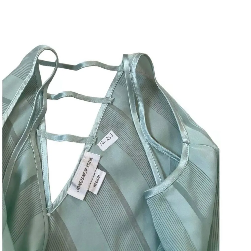 Jones New York Green 2 Piece Set Dress Women's Size M | 17-263 - Image 5