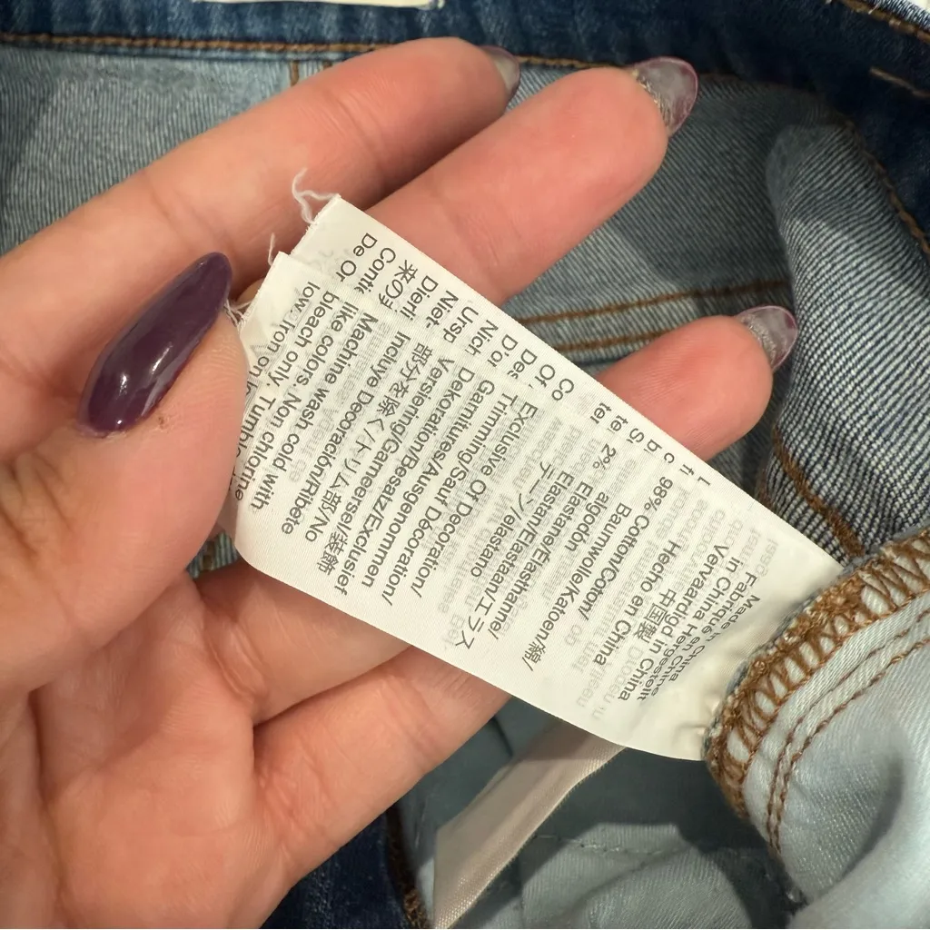 Madewell The Perfect Vintage Crop Jean High Rise in‎ Sandford Wash MD614 Size 26 - Image 8