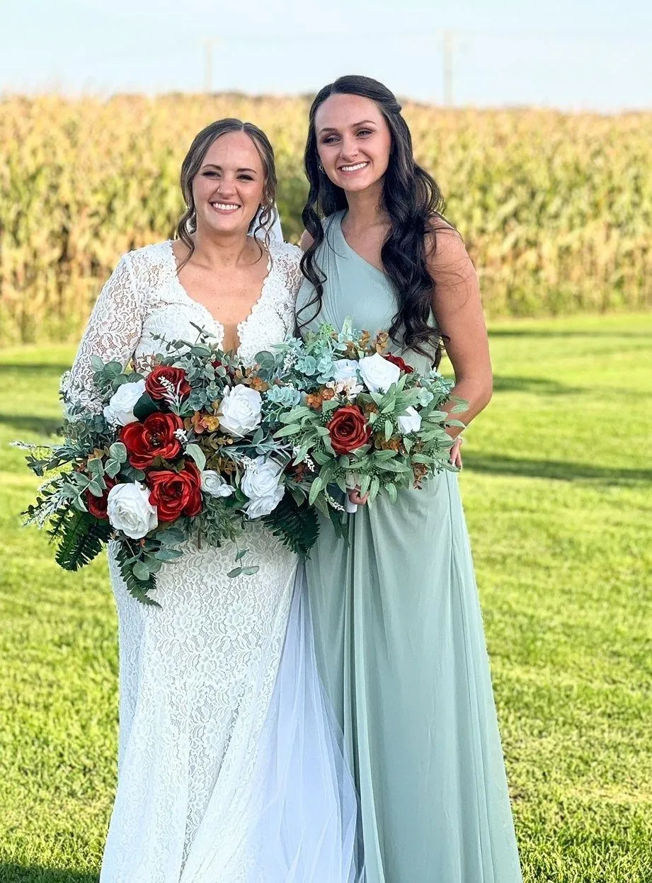 Bridesmaids Dress BROOKE AGAVE - Image 2