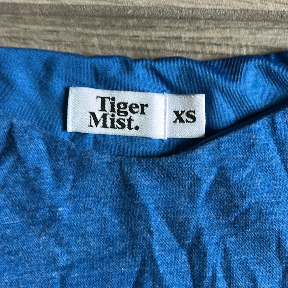 Tiger mist blue mini skirt - Image 2