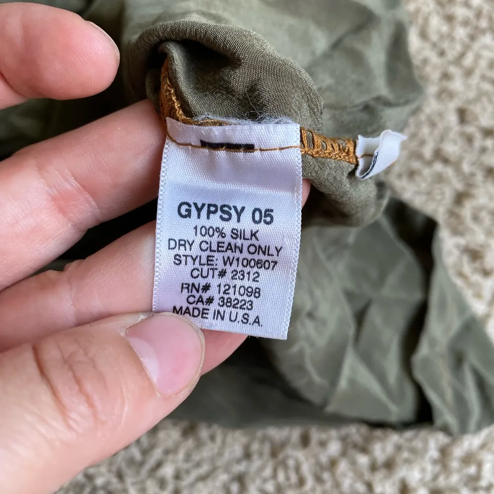 Gypsy 05 silk boho dress Sz XS - Image 8