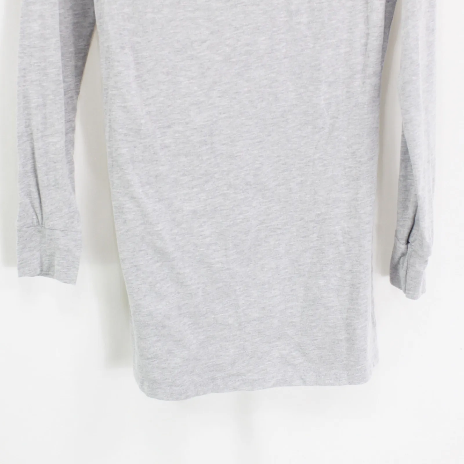 90s Vintage NATIONAL JEAN COMPANY Gray Long Sleeve T - Image 7