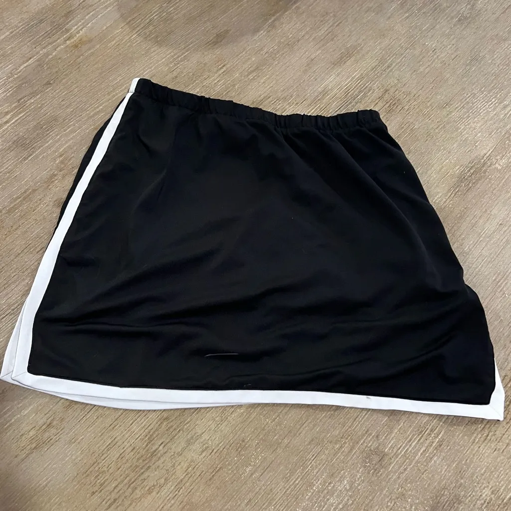 Sporto Black Athletic Sport workout Skort/Skirt - Image 2