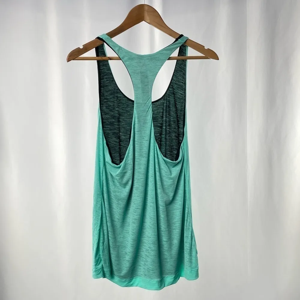 Fabletics Eiffel Tank in Jade Black Size Extra‎ Large - Image 6