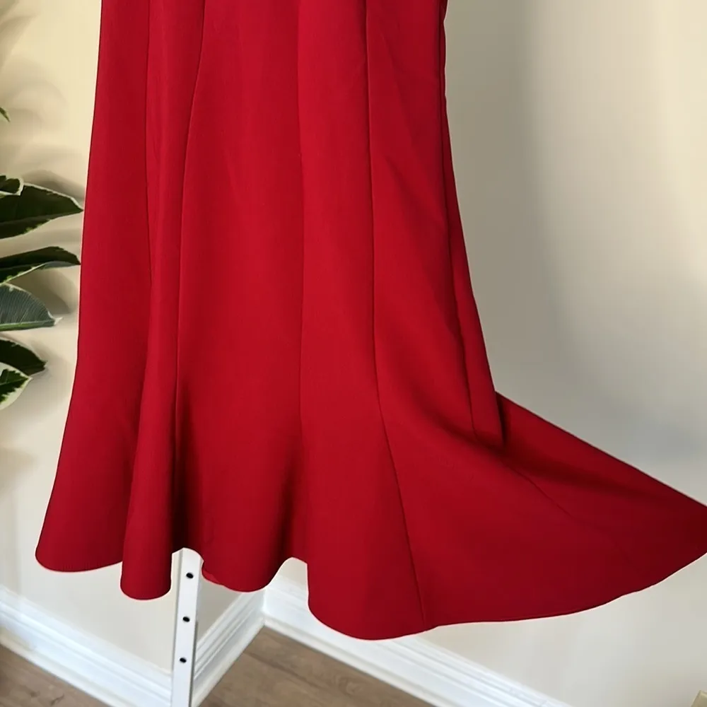 RTR Elizabeth and James Red Rooney Flare Dress Size 4 - Image 10