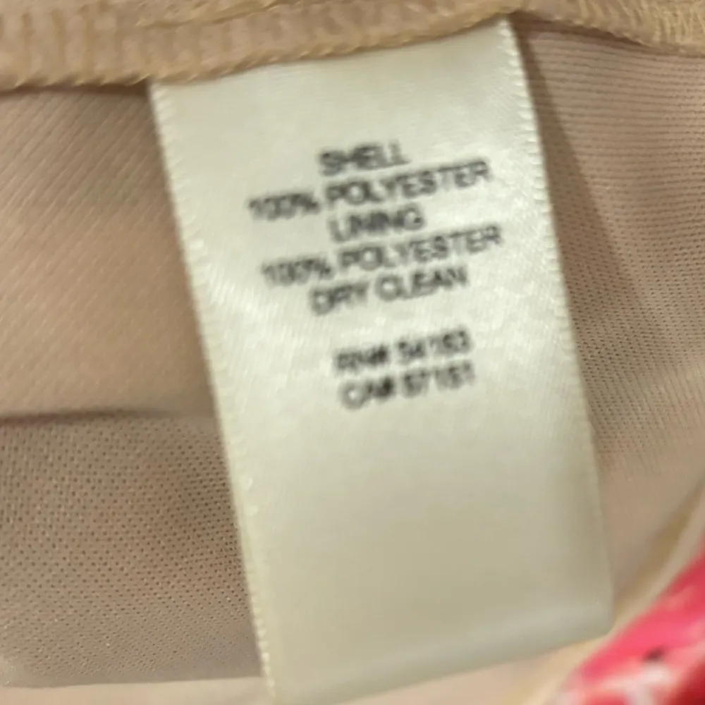 ELIZA J from Bloomingdale’s floral pink white summer party dress sz  4 worn once - Image 4