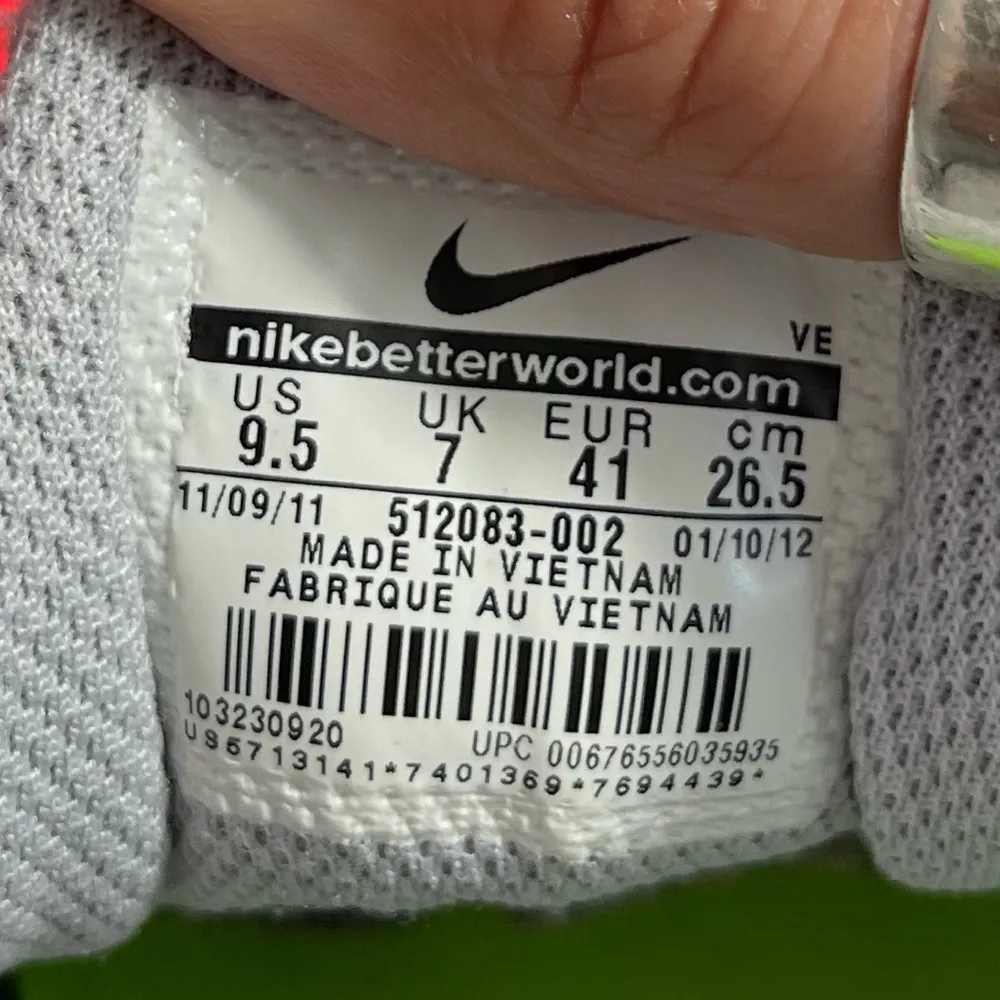 Nike Air Relentless 2 Running Athletic Shoes Gray Pink 512083-002 Women's 9.5 - Image 6