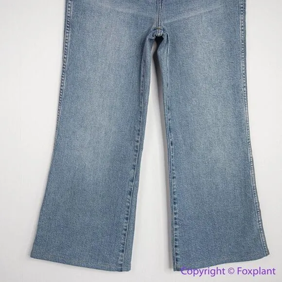 NEW Madewell * hemmed* High-Rise Flare Jeans‎ in Caine Wash, 25 - Image 5