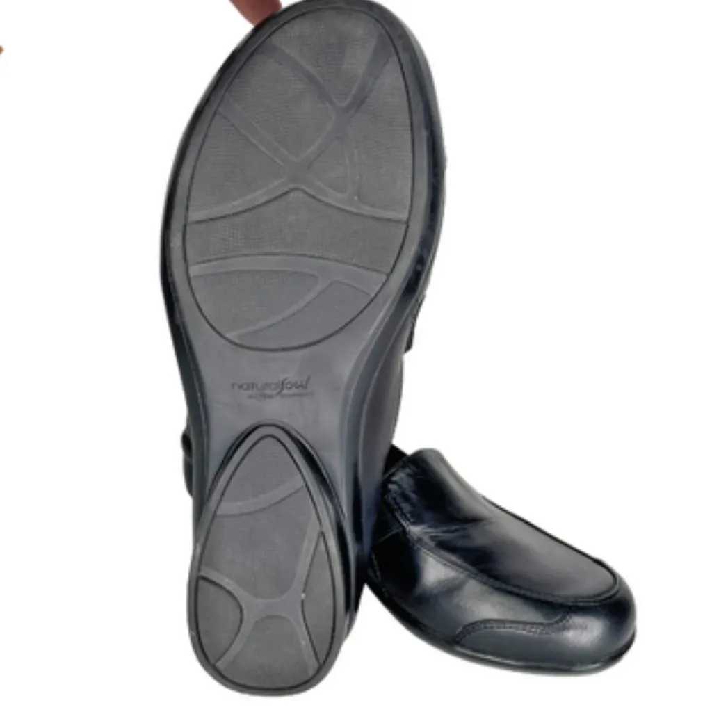 Naturalizer Women's Carryon Black Leather Comfort Slip-On Size 8W - Image 7