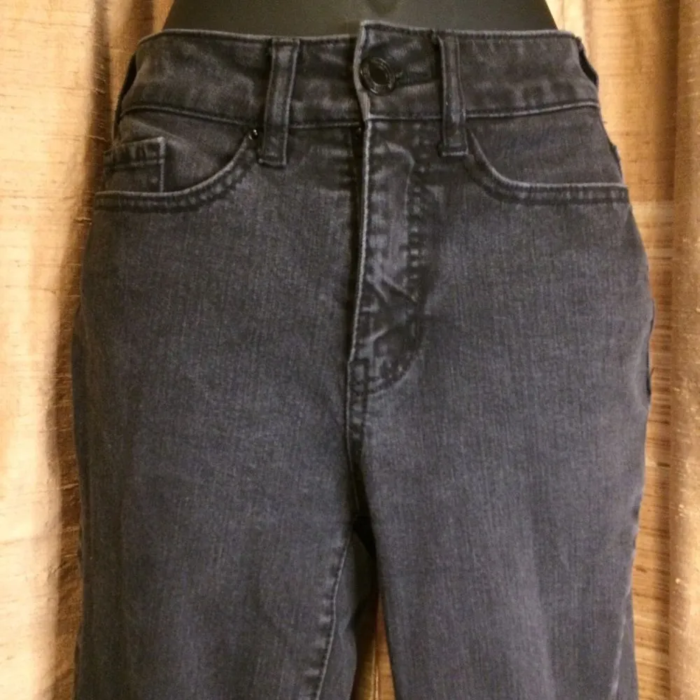 Time and Tru High Rise Skinny Black Ankle Denim Jeans - Image 4