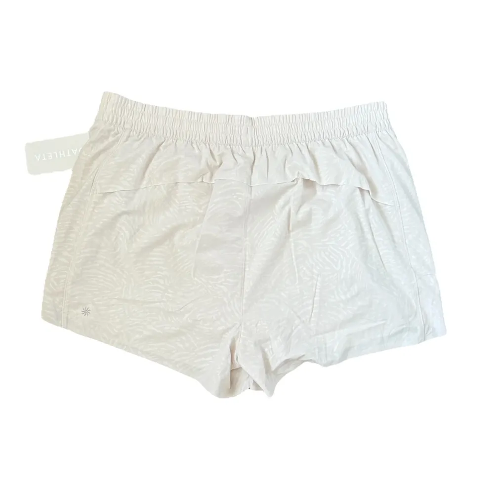 Athleta Printed Hustle 3” Shorts - Size 1X‎ - Fiji Veil Grey - NWT - Image 13