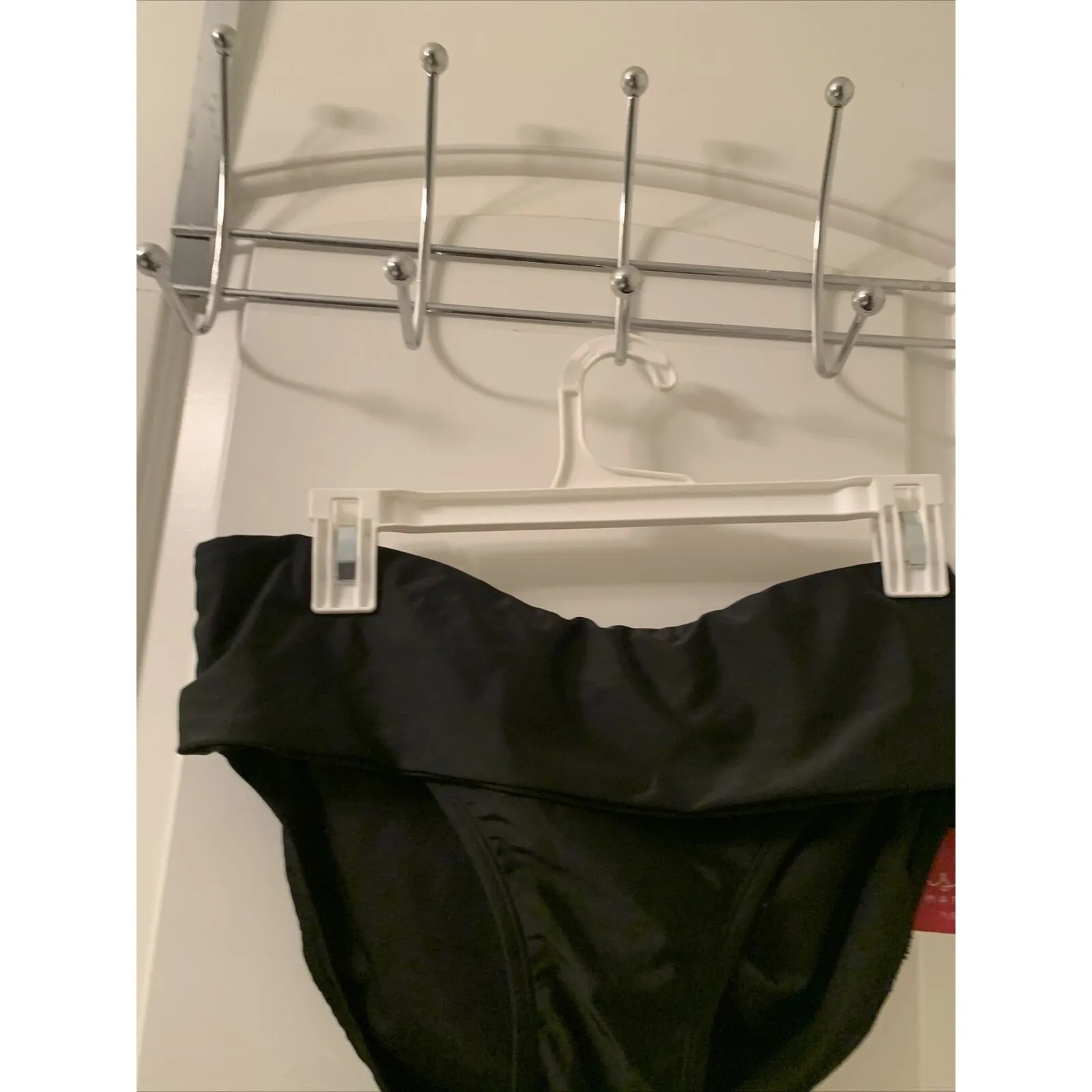 Maternity Foldover Swim Brief Isabel Maternity by Ingrid & Isabel Black Sz M Size M - Image 7