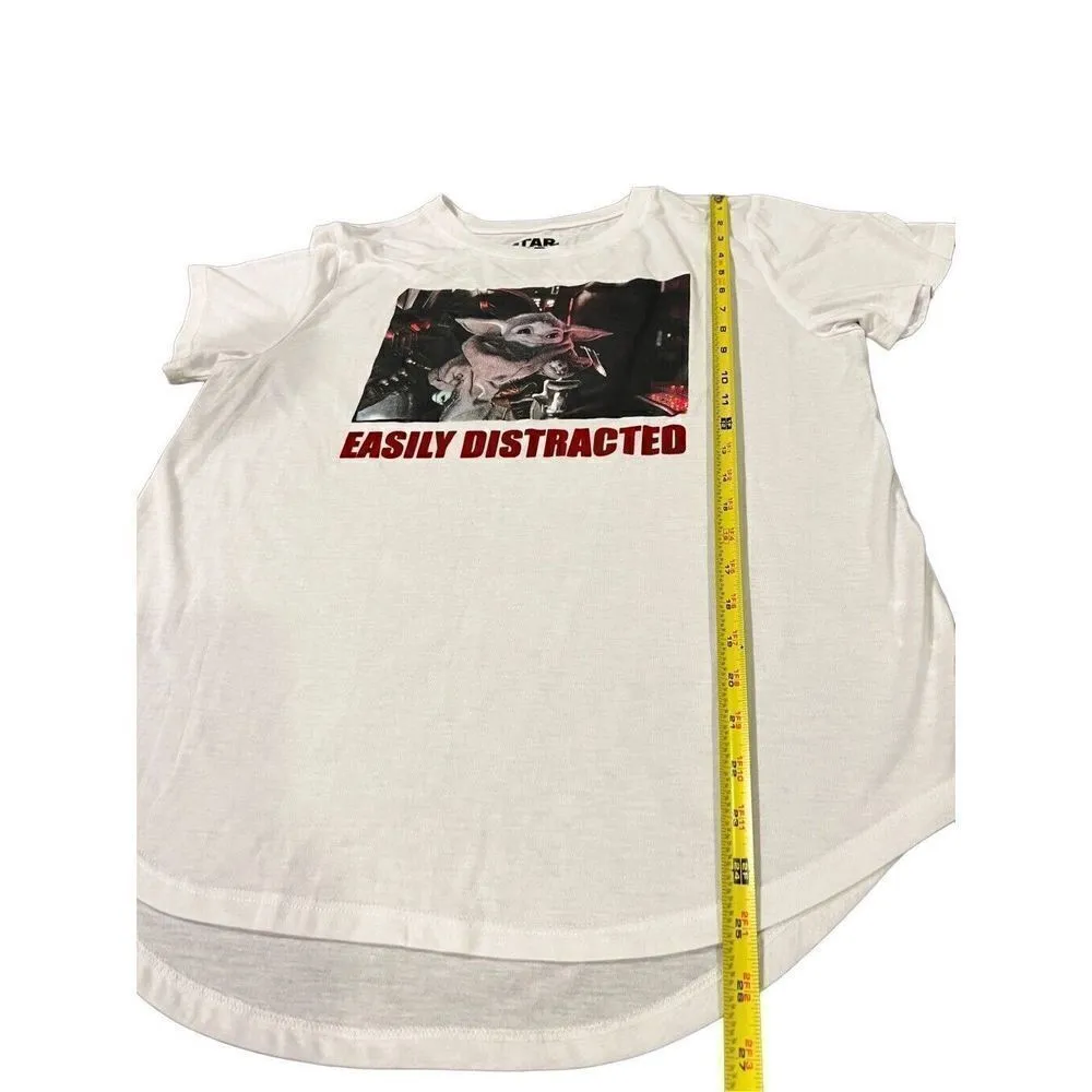 Star Wars baby YODA easily distracted tee - Image 11