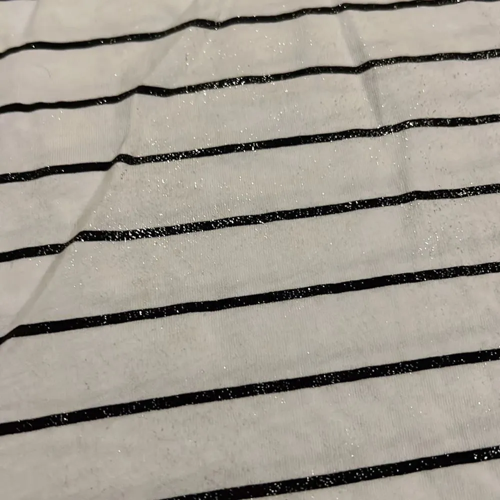 ATM small glitter stripe dress White - Image 4