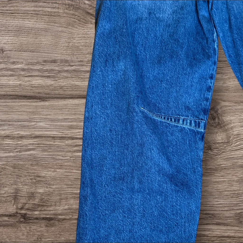 AMO Sandra Baggy Jeans – Emotion 100% Cotton Size 24 Blue - Image 13