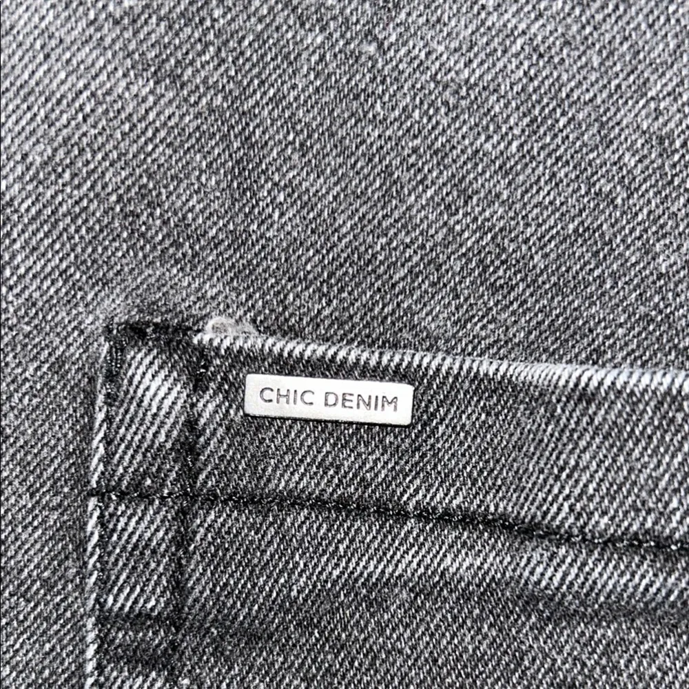 City Chic Black Denim Overalls - Image 6