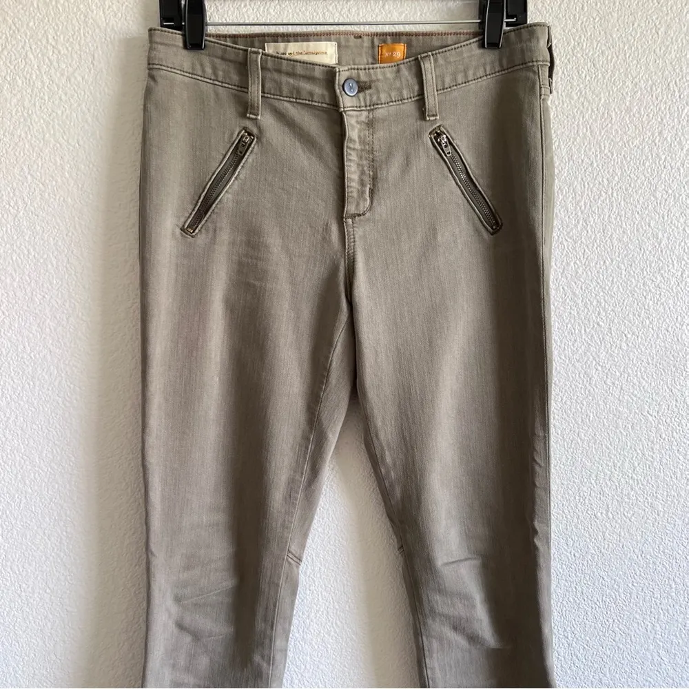 Pilcro and the Letterpress Serif Zipper Skinny Pants Jeans - Image 2