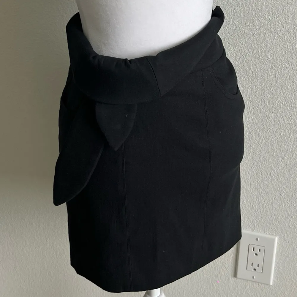 IRO Black Midi Pencil Skirt - Image 10