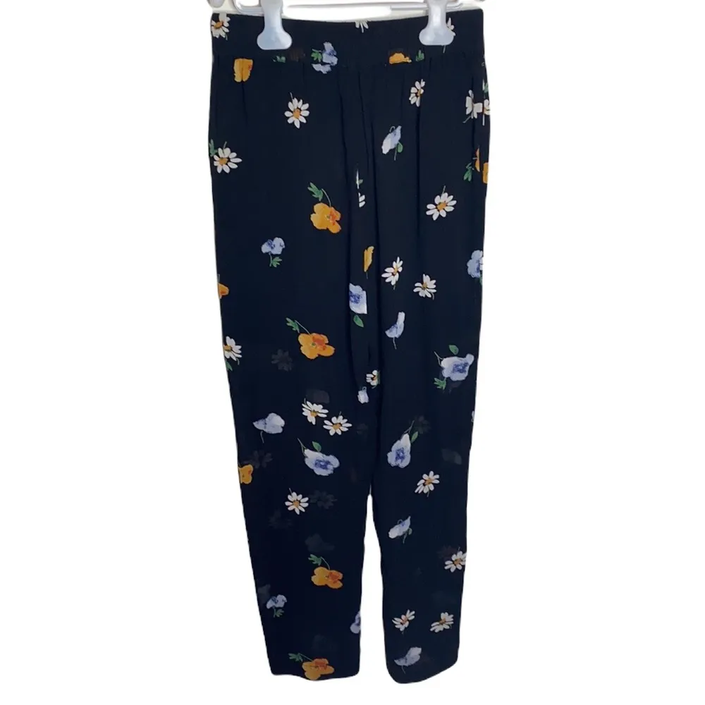 Ganni Dainty Georgette floral print sheer wide leg pants EU size 36 - Image 57