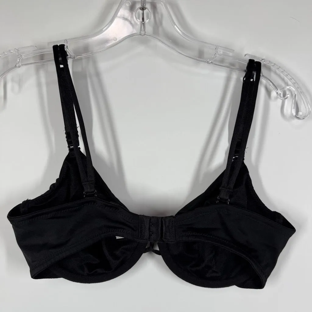 C40 Wacoal black custom contours strapless underwire bra size 36C 65042 - Image 4