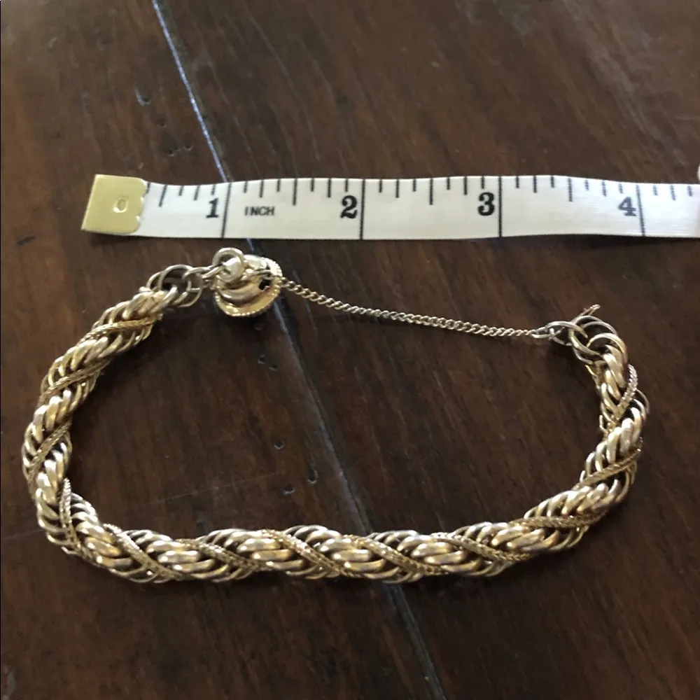 Beautiful Braided Bracelet Gold - Image 5