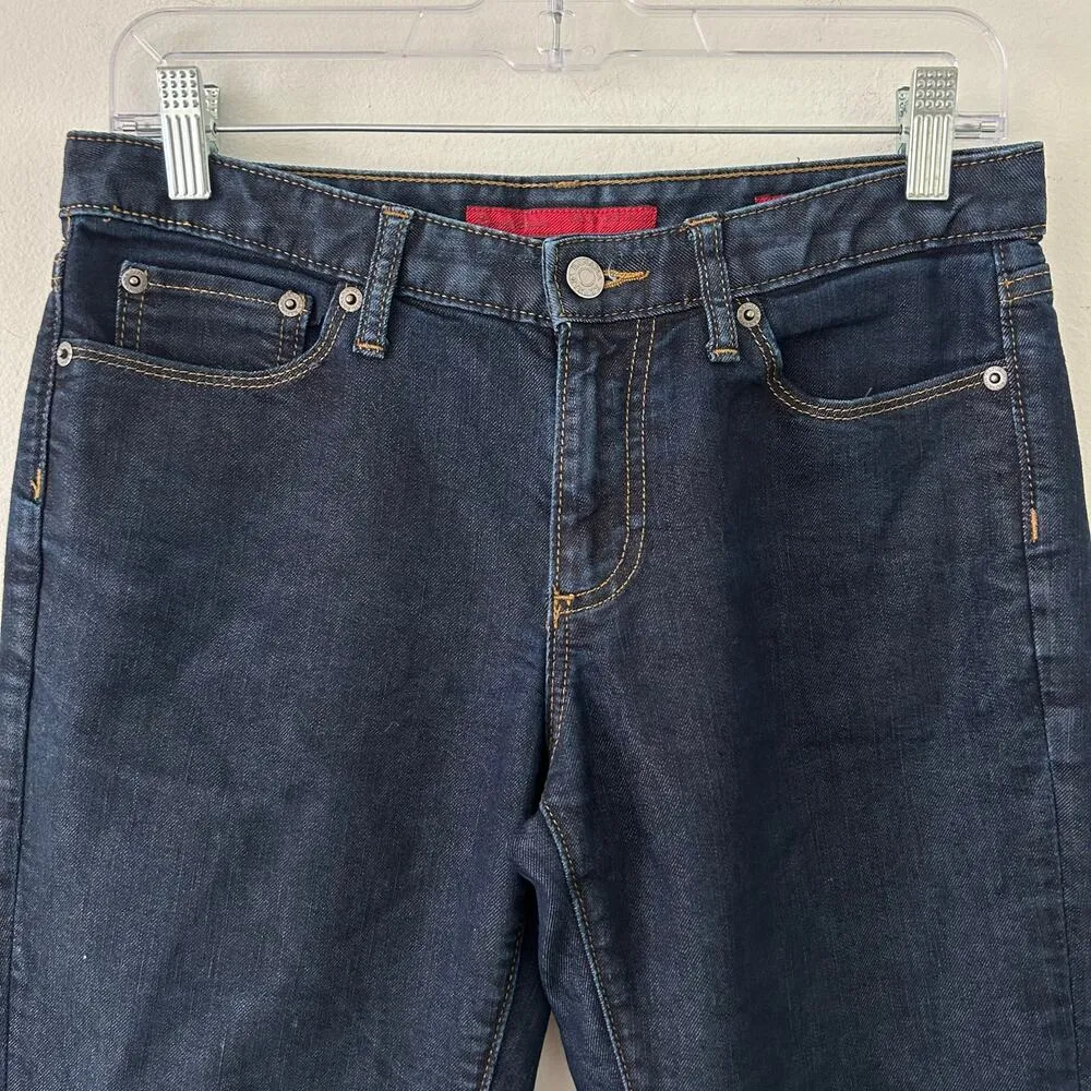 Banana Republic Women's Dark Wash Boot Cut Denim Jeans 28 6 - Image 2