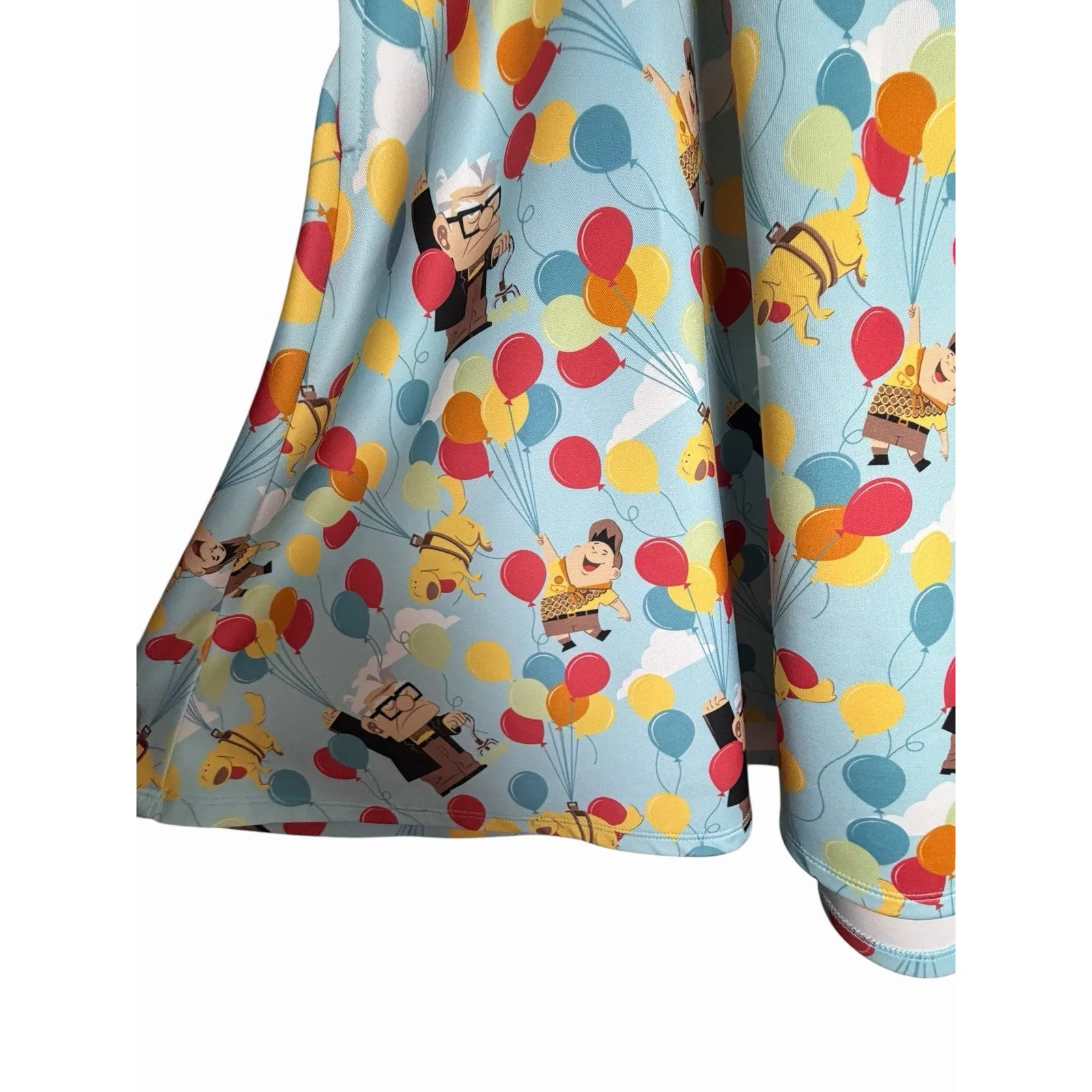 Disney Her Universe Pixar UP House Balloons Skater Skirt Plus Size 2x Pocket - Image 2