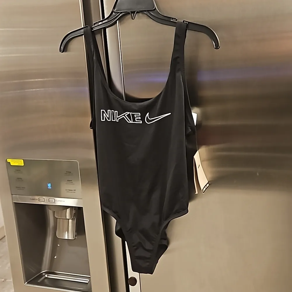 💕NIKE💕 U-Back One-Piece Swimsuit ~ Jet Black Large L NWT - Image 5