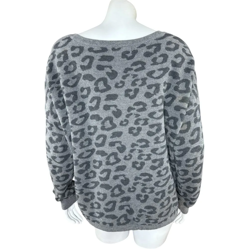 Barefoot Dreams CozyChic Ultra Lite Pullover Graphite-Carbon Medium - Image 2
