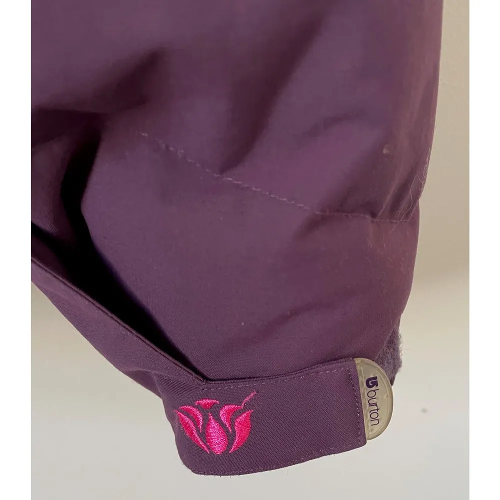 Burton  Retro Waterproof Snowboard Ski Winter Vest Jacket Purple Size Medium - Image 7