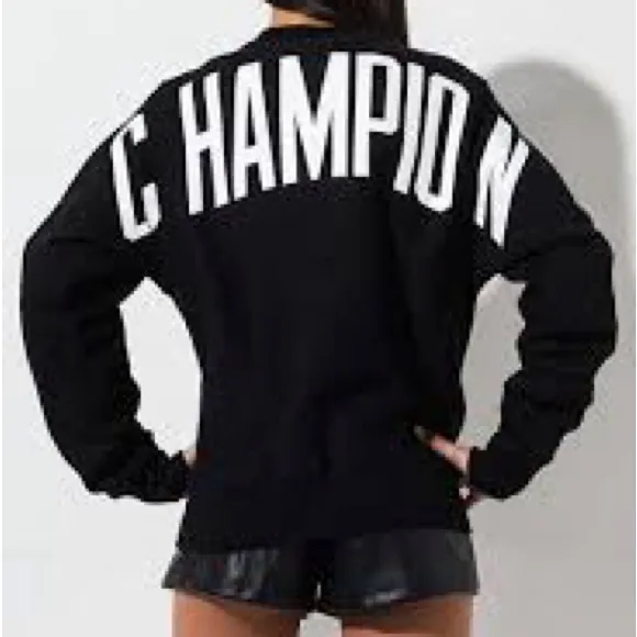 Champion Black Sweatshirt - Image 2