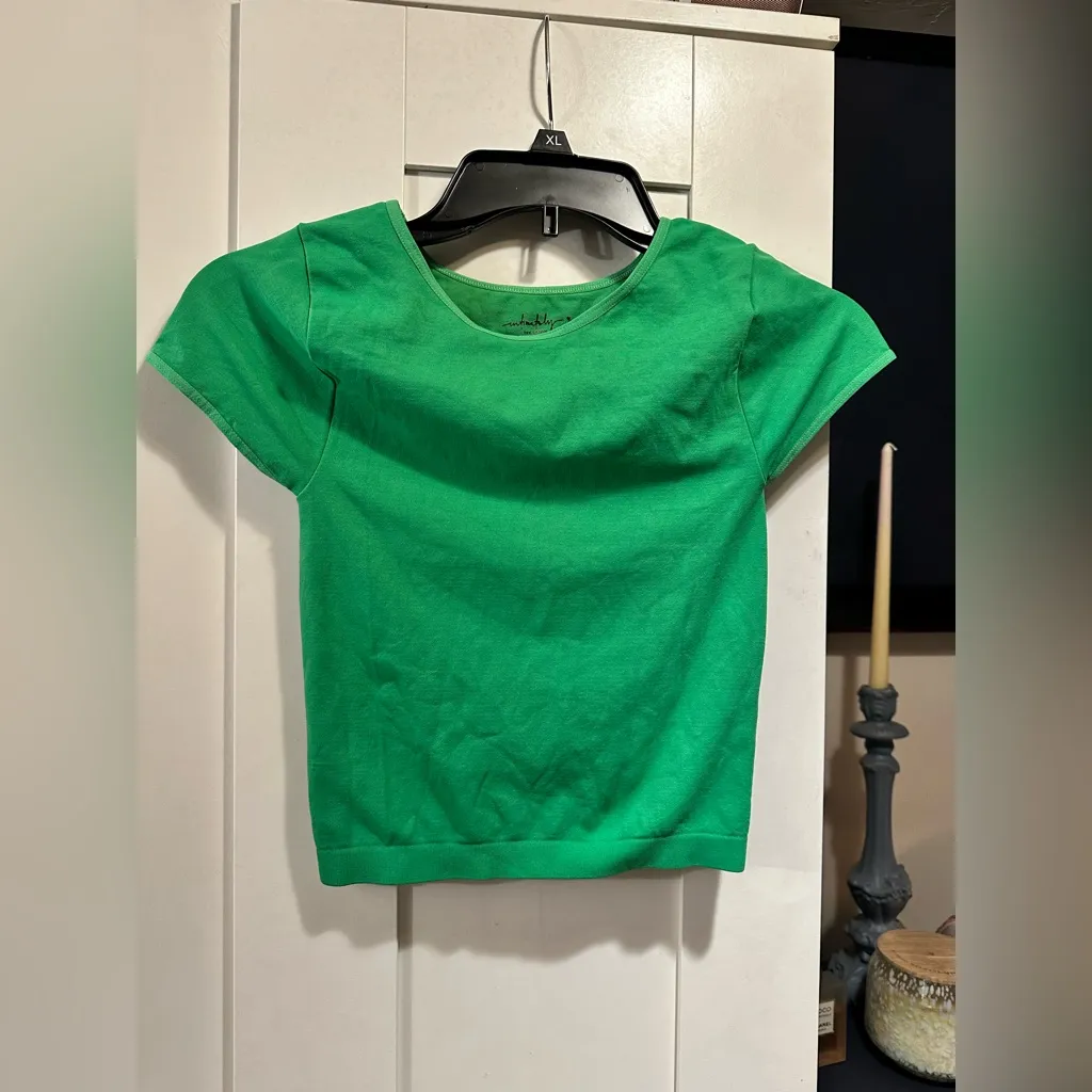 NWOT Free People Intimately Cap Sleeve Seamless Cami In Lush Life - Image 4