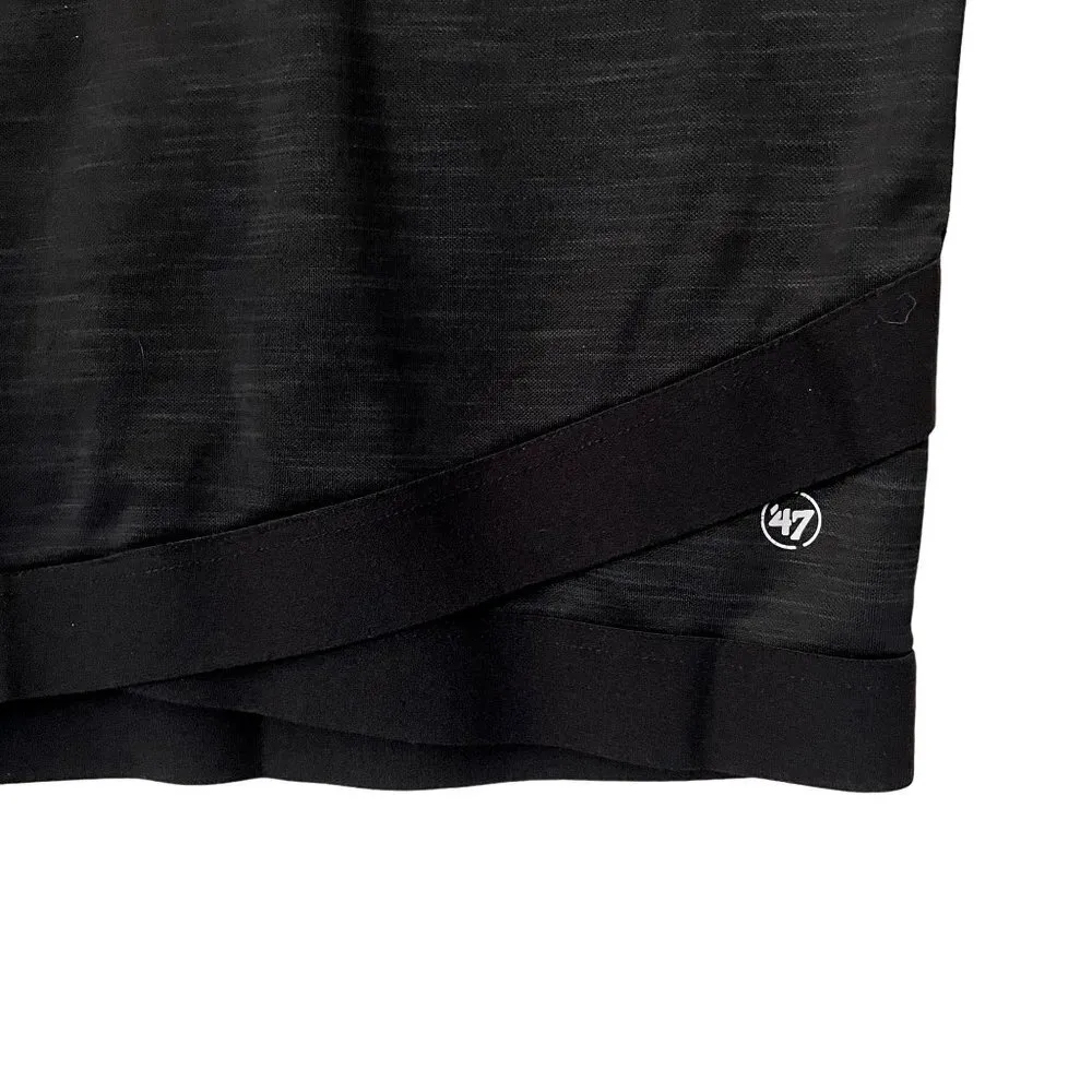 Chicago Bulls black sweater cowl neck comfortable sweater sports athletic Size M - Image 5