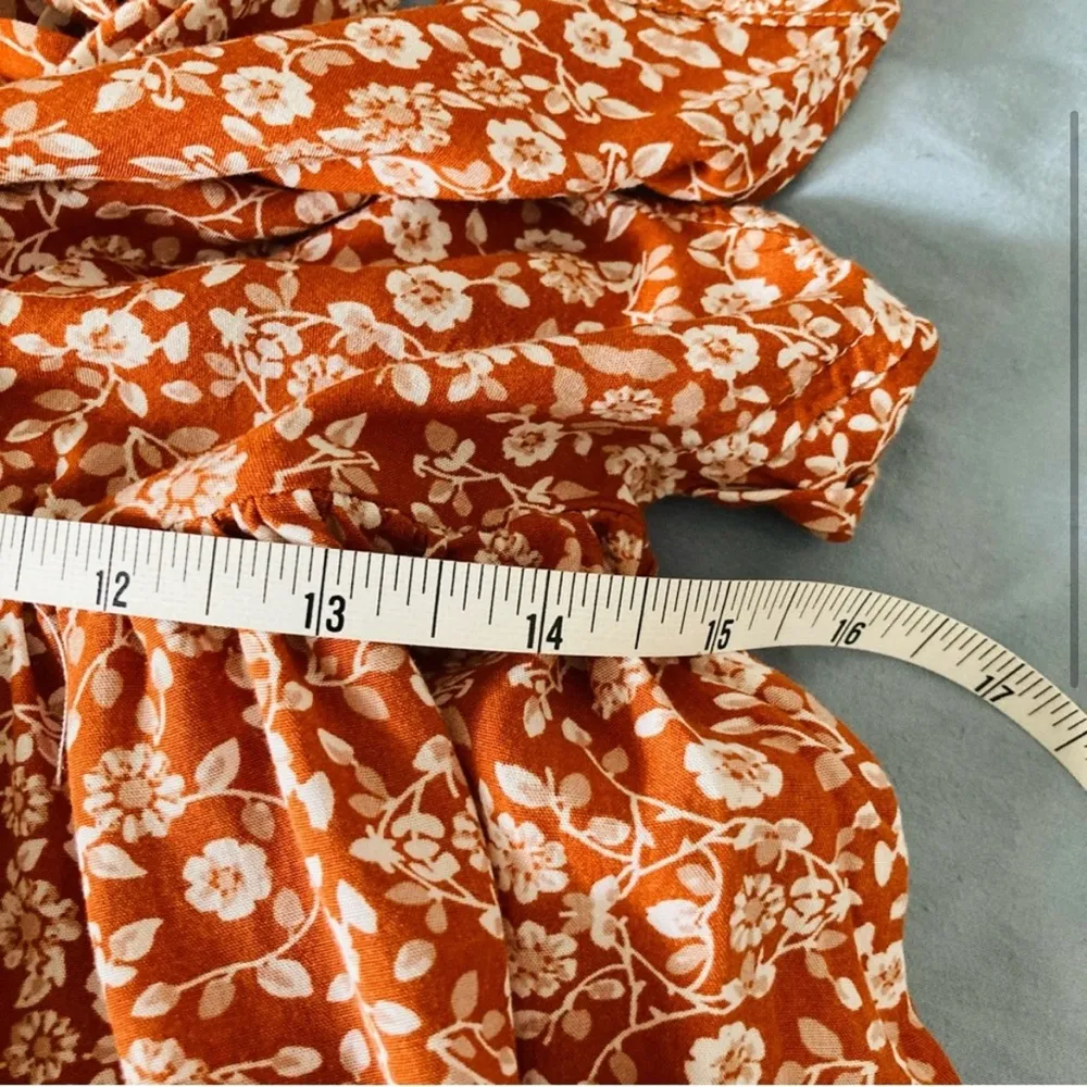 Know One Cares Floral Maxi Dress Large - Image 4