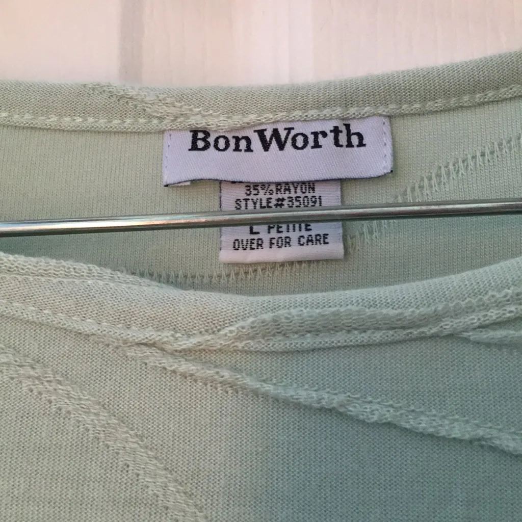 FINAL MARKDOWN Ladies bon worth tee petite large Size undefined - Image 4