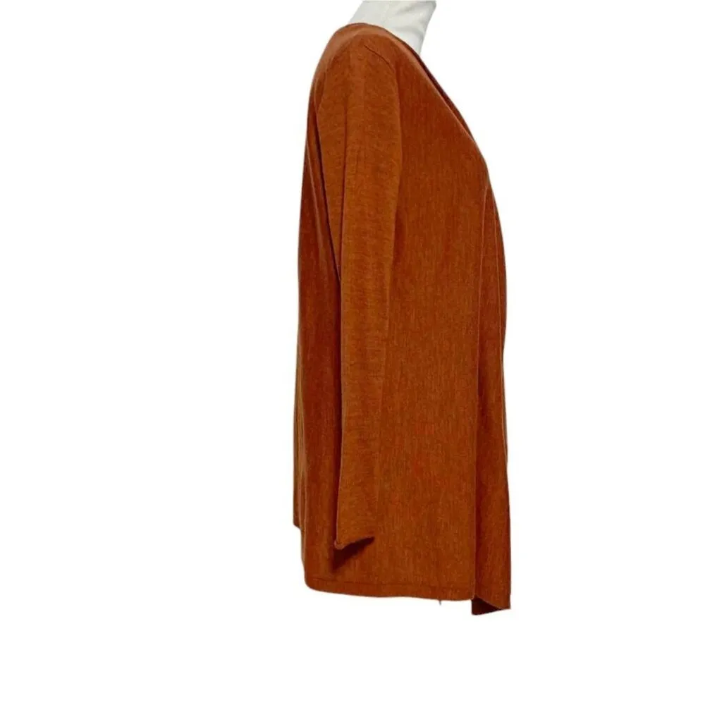 Tory Burch Size Small Cardigan Sweater Open Front Merino Wool - Image 5