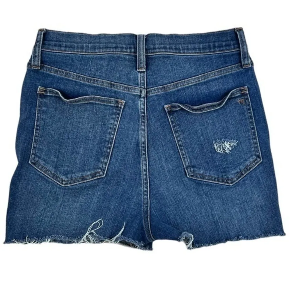 Madewell Roadtripper biker jean shorts - Image 5