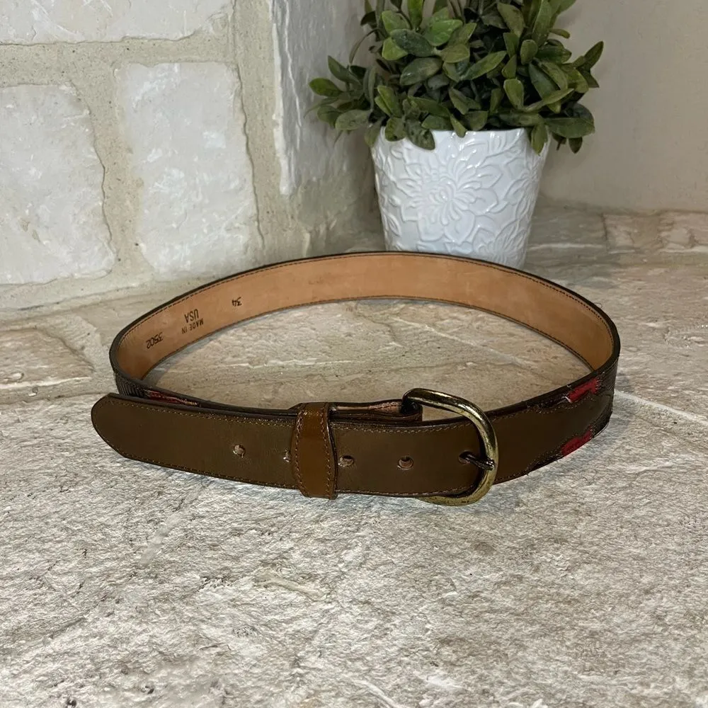 Snakeskin Belt sz 34 - Image 2